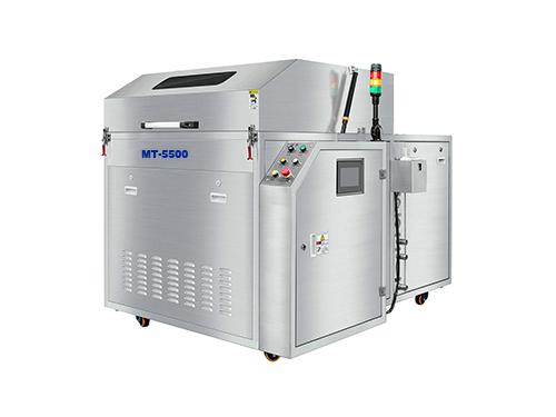 MT-5500 SUS304の完全なステンレス鋼の構造の退潮はんだ付けするコンデンサーのクリーニング機械
