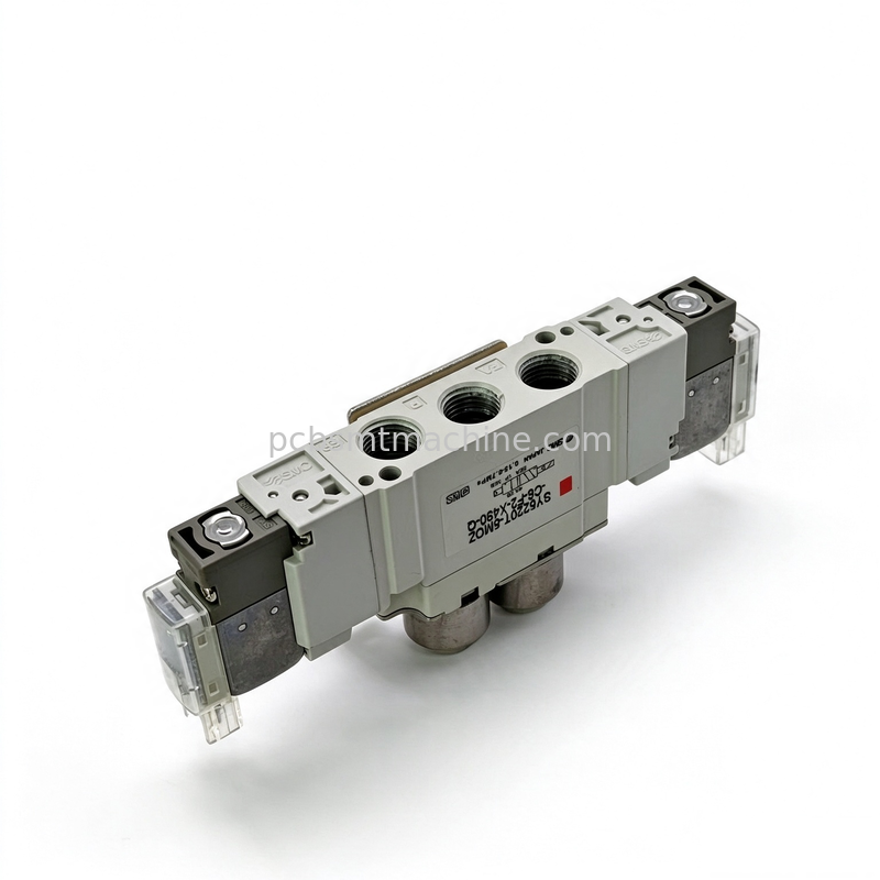 Internal Pilot DC24V 2-Position Double Solenoid Valve SMC 5-Port Solenoid Valve for SMT Spare Parts